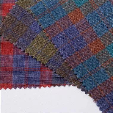 בד פשתן צבוע חוט